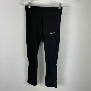 Nike Power Sprinter Running Capri Crop Leggings Womens Small 884014 010